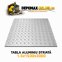 Tabla aluminiu striata 1.5mm 1500x3000mm