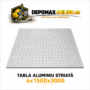 Tabla aluminiu striata 6mm 1500x3000mm